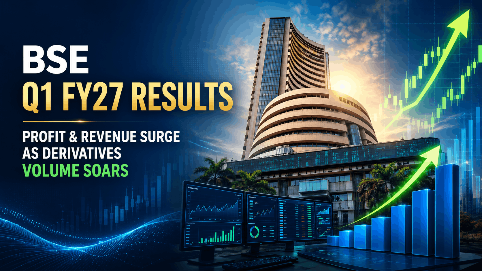 BSE Stock Market Update Today (5 August 2026): Q1 Profit Up 10%, Revenue Surges 63% on Record Derivatives Volume